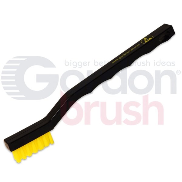 1/4 D 6-1/4 Length Single Spiral Single-Stem Horsehair Brushes w, PK12